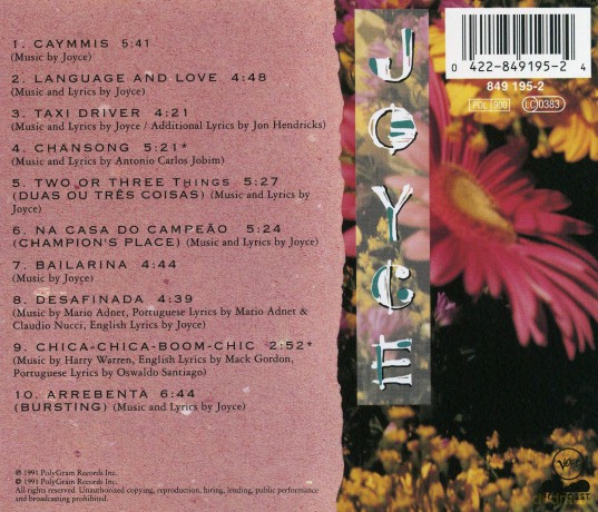 Joyce: Language and Love [CD]