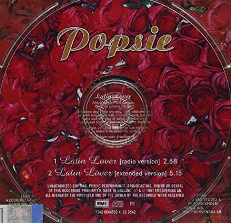 Popsie: Latin Lover [CD]