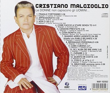 Cristiano Malgioglio: Le Donne Non Capiscono Gli Uomini [CD]