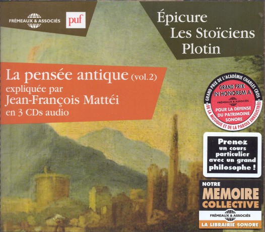 Jean-Francois Mattei: Le Pensee Antique Vol. 2 [3CD]