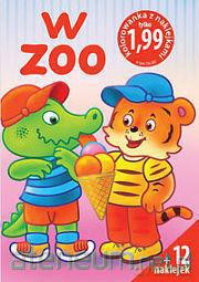 W zoo - Kolorowanka z naklejkami [KSIĄŻKA]