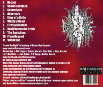 Demon Eye: Leave the Light [CD]