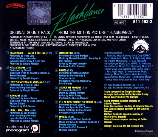 Flashdance soundtrack [CD]
