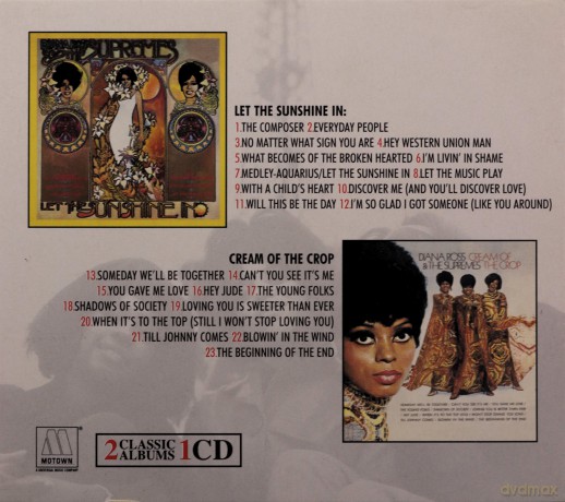 Diana Ross & the Supremes: Let The Sunshine In & Cream Of The Crop [CD]