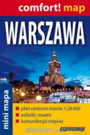 Warszawa - mini mapa 1:26 000 [KSIĄŻKA]