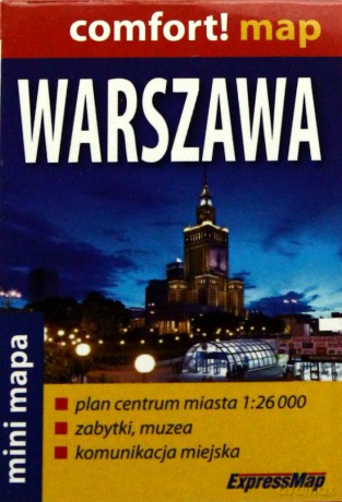 Warszawa - mini mapa 1:26 000 [KSIĄŻKA]