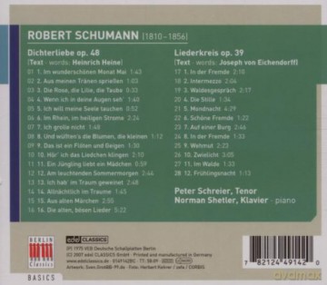 Robert Schumann: Lieder [CD]