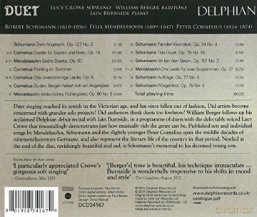 Lucy Crowe: Lieder De Schumann, Mendelssohn and C [CD]