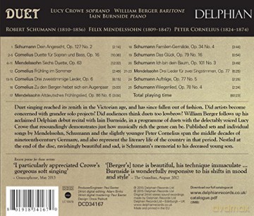 Lucy Crowe: Lieder De Schumann, Mendelssohn and C [CD]