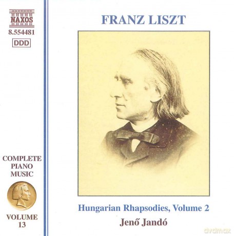 F. Liszt: Liszt: Hungarian Rhapsodies, Vol. 2 [CD]