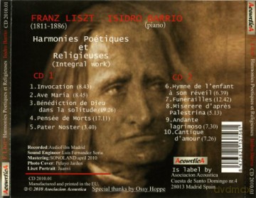 Franz Liszt: Liszt: Liszt: Harmonies PoTiques Et Religieuses [2CD]