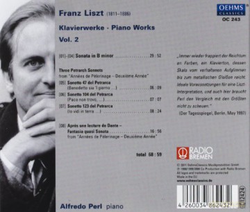 Alfredo Perl: Liszt: Piano Works Volume 2 [CD]