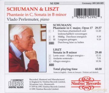 Vlado Perlemuter: Liszt: Sonata in B Minor [CD]
