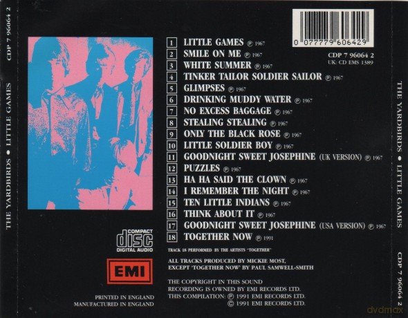Yardbirds: Little Games [CD]