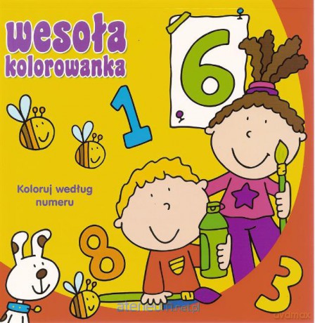 Wesoła kolorowanka - Koloruj według numeru [KSIĄŻKA]