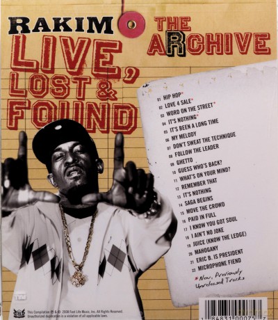Rakim: Live [CD]