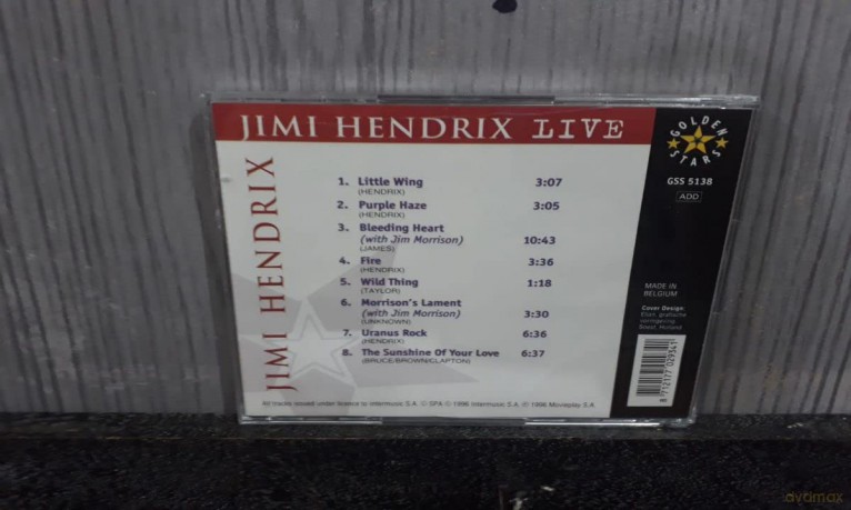 Jimi Hendrix: Live [CD]