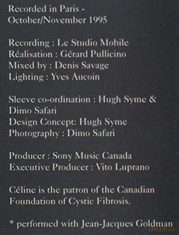 Celine Dion: Live A Paris [CD]