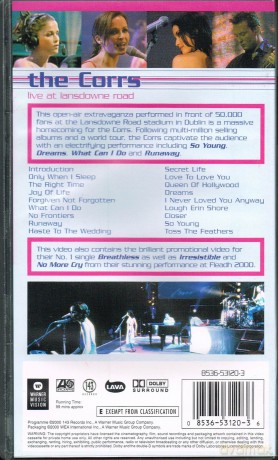 Corrs: Live At Lansdowne Road [CD]