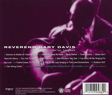 Reverend Gary Davis: Live at Newport [CD]