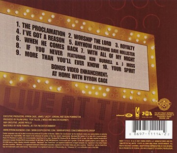 Byron Cage: Live at the Apollo: The Proclamation [CD]