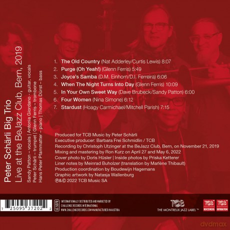 Peter Scharli: Live At The Bejazz Club - Bern 2019 [CD]
