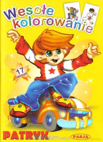Wesołe kolorowanie - Patryk PASJA [KSIĄŻKA]
