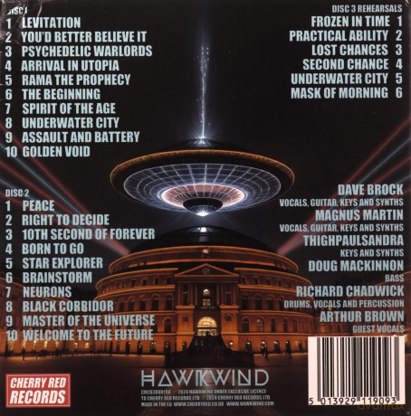 Hawkwind: Live At The Royal Albert Hall - 3cd [3CD]
