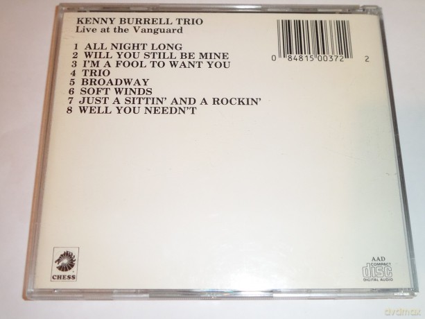 Kenny Burrell Trio: Live At The Vanguard [CD]