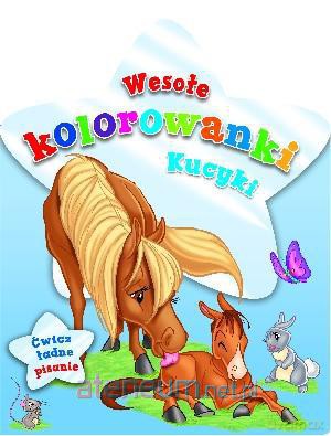Wesołe kolorowanki. Kucyki [KSIĄŻKA]