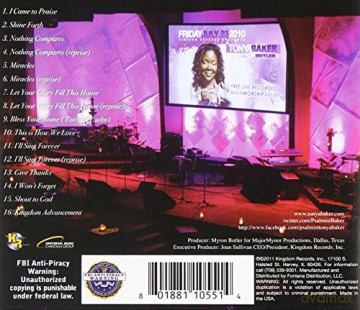 Tonya Baker: Live Encounter [CD]