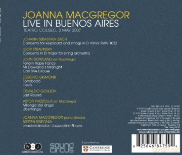 Joanna Macgregor: Live in Buenos Aires [CD]
