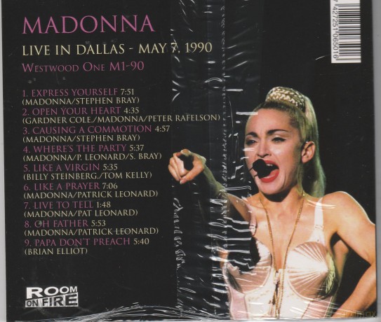 Madonna: Live In Dallas, Texas Reunion Arena May 7, 1990 [CD]