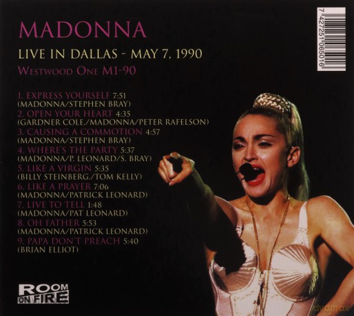 Madonna: Live In Dallas, Texas Reunion Arena May 7, 1990 [CD]