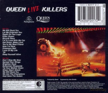 Queen: Live Killers - Queen [2CD]