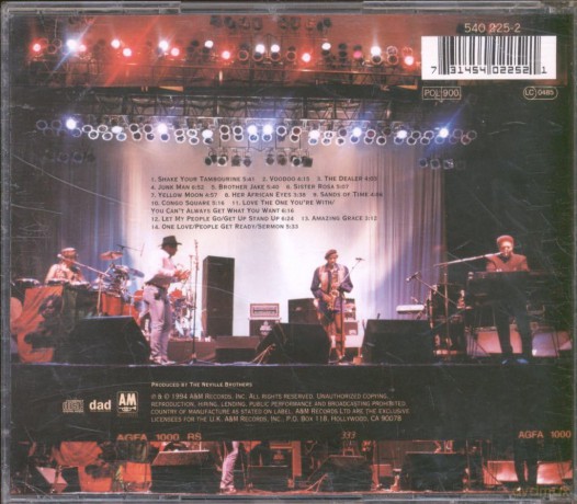 Neville Brothers: Live on Planet Earth [CD]