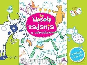 Wesołe zadania ze zwierzakami. Naklejaj i baw się! [KSIĄŻKA]