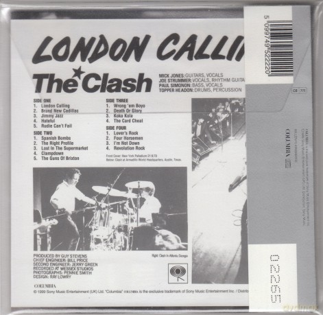 Clash: London Calling [CD]