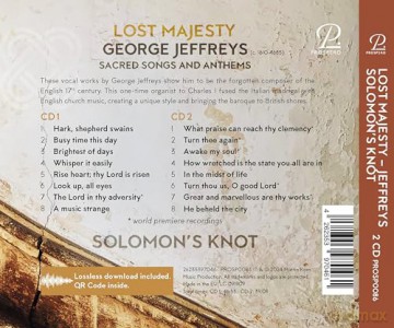 Solomons Knot: Lost Majesty - Sacred Songs And Anthems [CD]