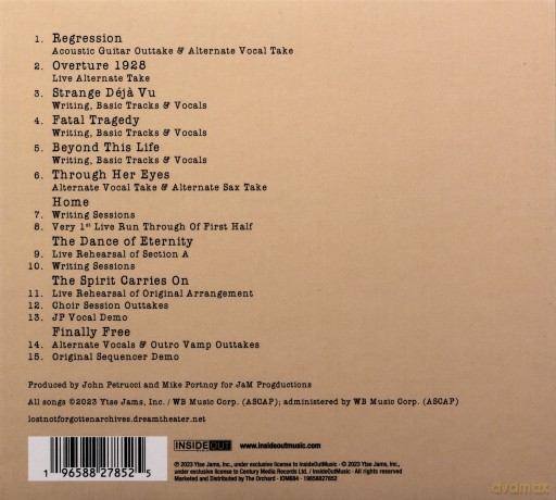 Dream Theater: Lost Not Forgotten Archives: The Making Of Scenes [CD]