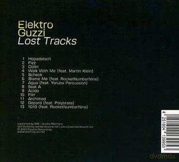Elektro Guzzi: Lost Tracks [CD]