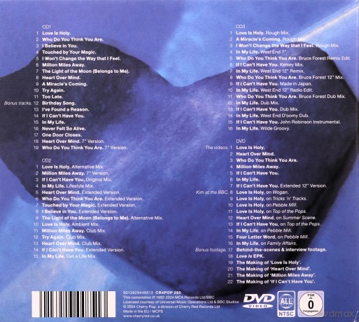 Kim Wilde: Love Is - Expanded Deluxe 4 Di [CD]
