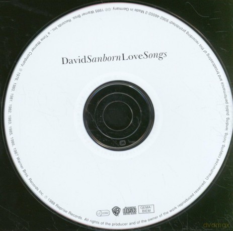 David Sanborn: Love Songs [CD]