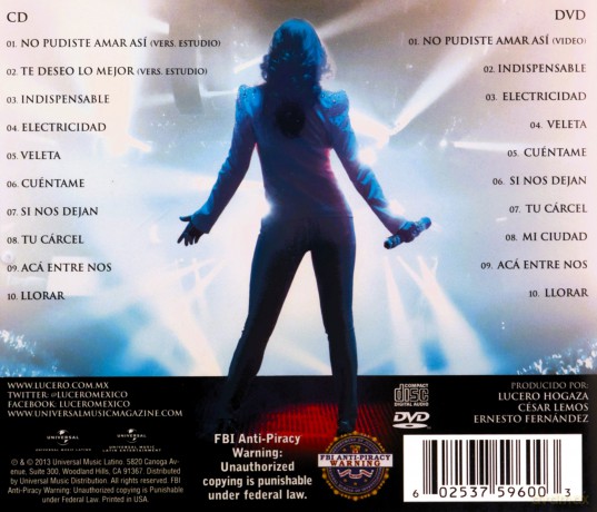 Lucero: Lucero en Concierto [CD]