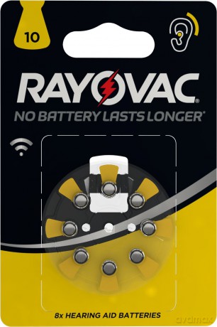 Zink: Luft-Batterie Pr70 1.4 V 8-Blister-Rayovac [CD]