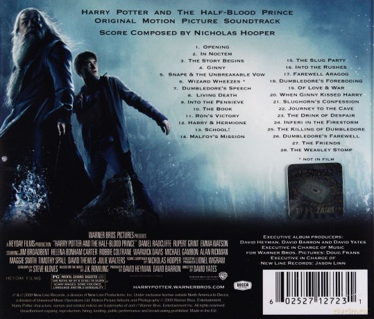 Harry Potter and the Half-Blood Prince soundtrack (Harry Potter i Książę Półkrwi) (Polska Cena) [CD]