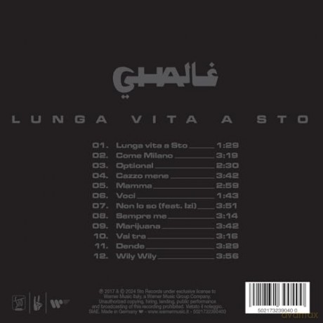 Ghali: Lunga Vita A Sto [CD]