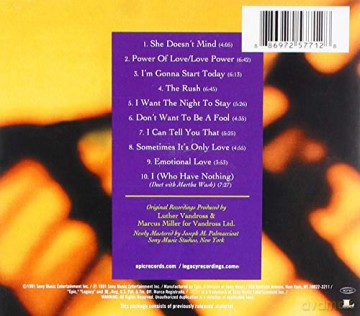 Luther Vandross: Luther Vandros - Power Of Love [CD]