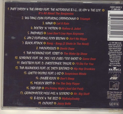 Diverse: M-Tv Music Televion Raps [CD]