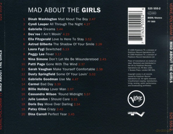 Mad About The Girls [CD]